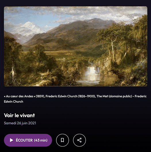 Couverture podcast : Voir le vivant