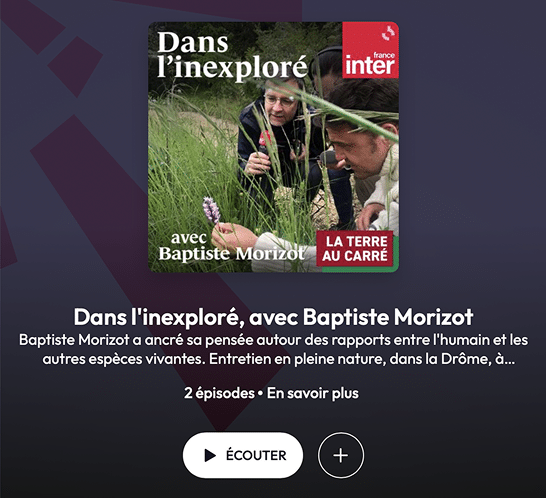 Couverture podcast : Dans l'inexploré