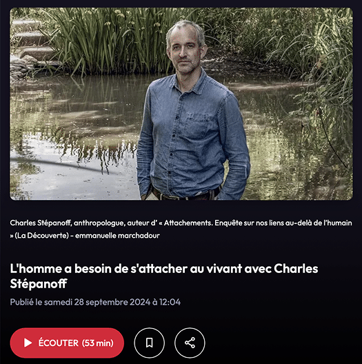 Couverture podcast : L’homme a besoin de s’attacher au vivant