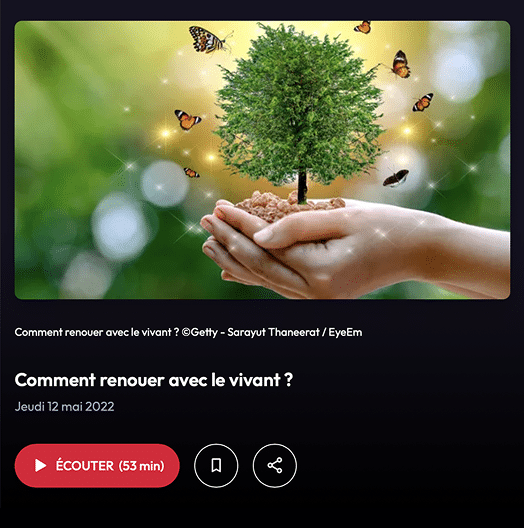 Couverture podcast : Comment renouer avec le vivant ?